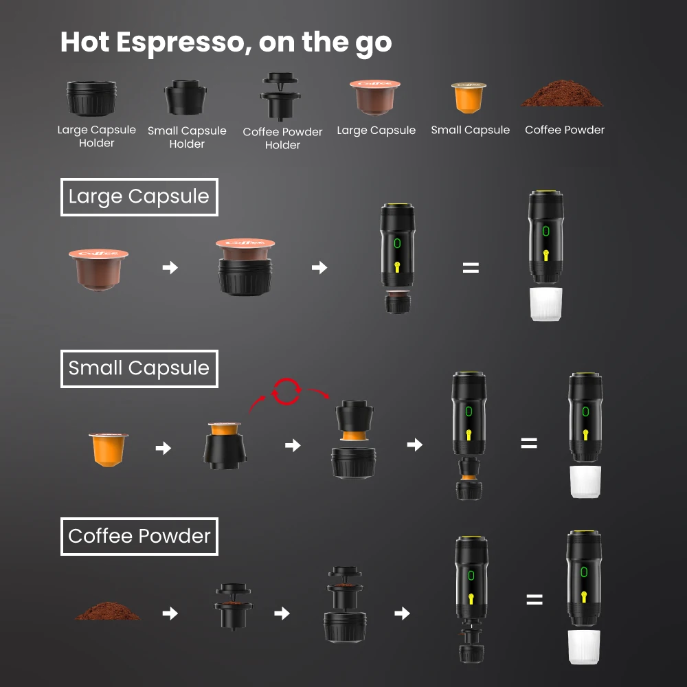 Brewmate & Co. PocketPress Portable Espresso 3-in-1